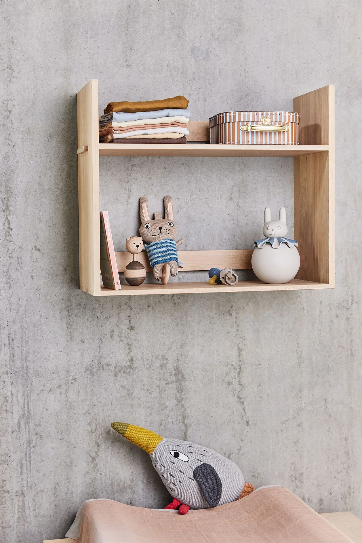 兔子夜灯, Off-white blue OYOY