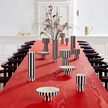 OYOY Living Toppu系列20cm餐盘 - 黑色-白色 - OYOY