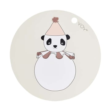 Panda Pompom 餐垫 Ø39 cm - Off-white - OYOY