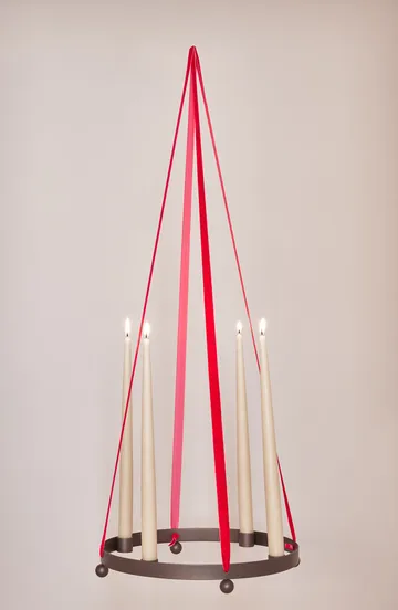 Pearl advent 蜡烛 Ø36 cm - Browned brass - OYOY
