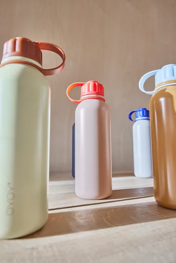 Pullo 水瓶 520ml - 珊瑚色_樱桃红 - OYOY
