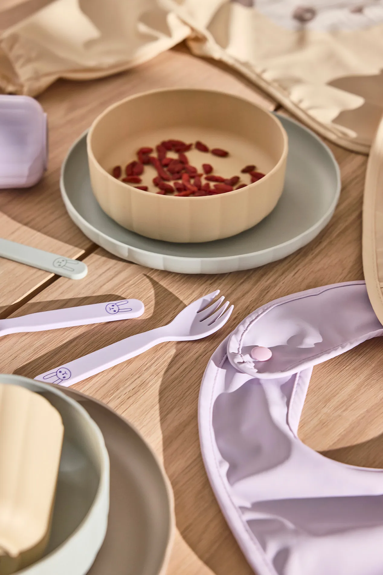 Pullo 儿童餐具 套装, 薰衣草紫 OYOY