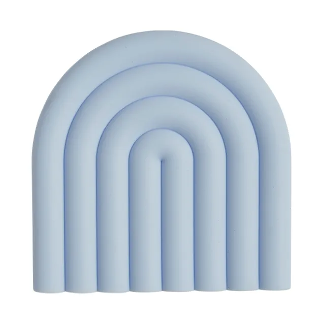 Rainbow 餐垫 15x15 cm, Ice 蓝色 OYOY