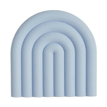 Rainbow 餐垫 15x15 cm - Ice 蓝色 - OYOY