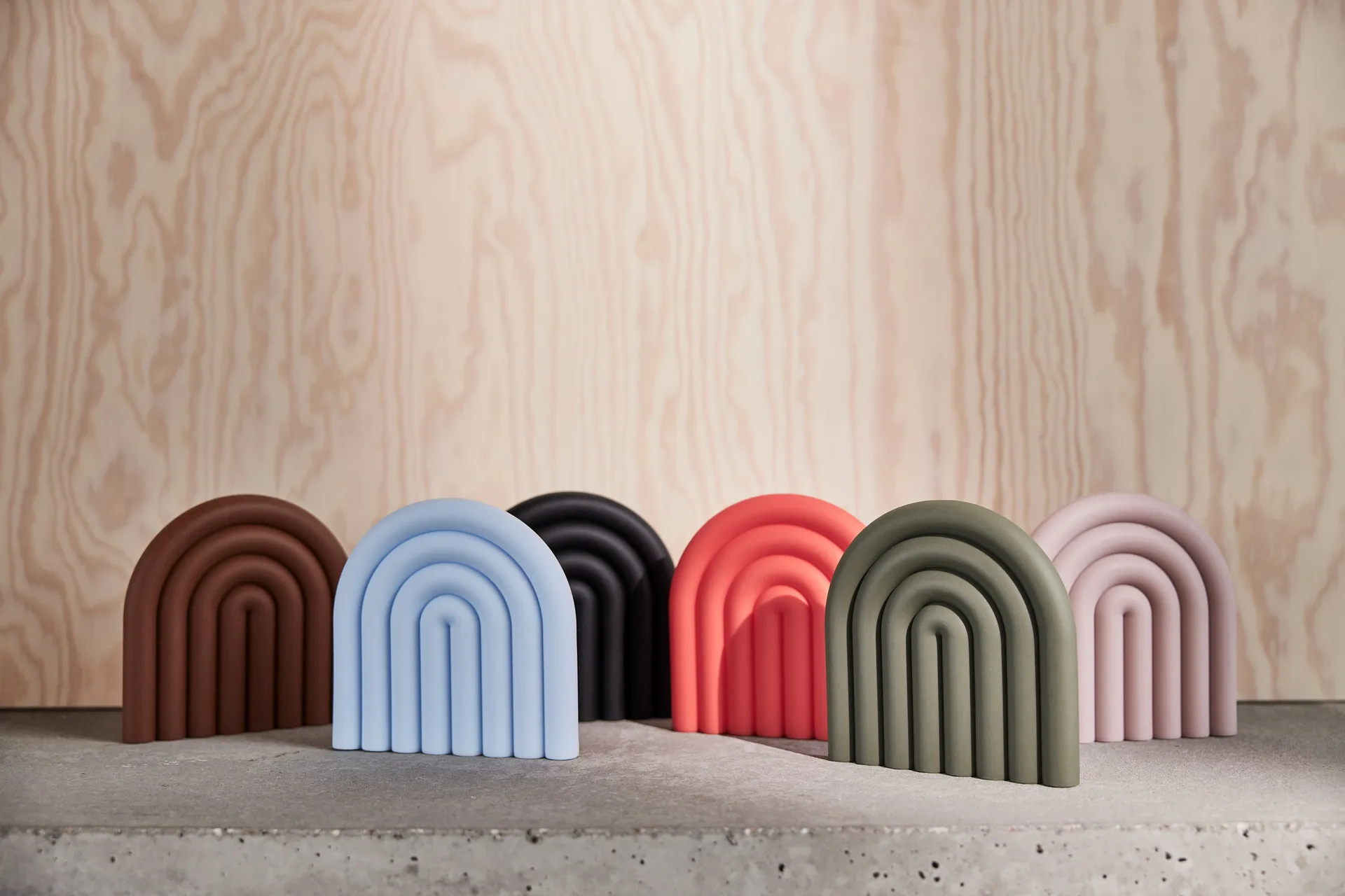 Rainbow 餐垫 15x15 cm, Ice 蓝色 OYOY