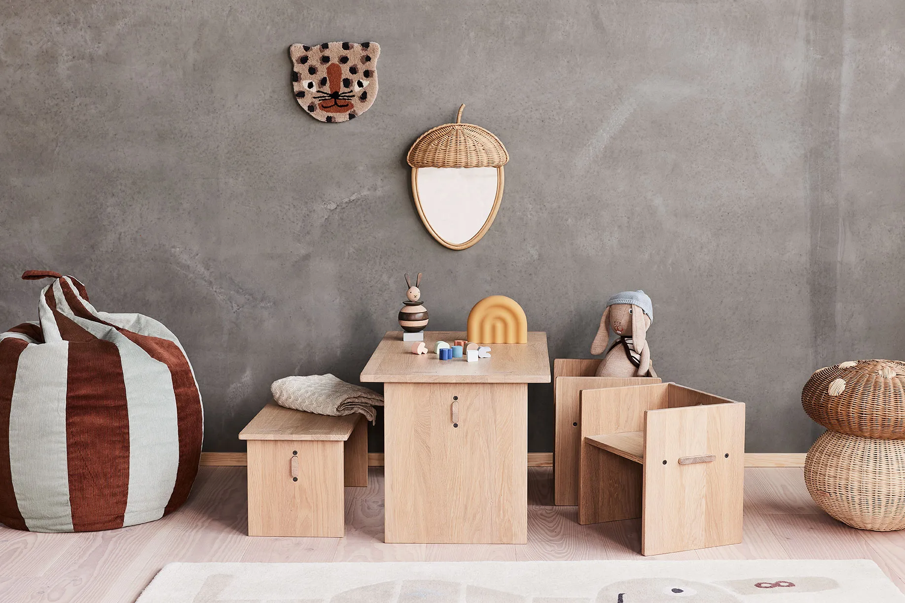 Rainbow night light, Light rubber OYOY