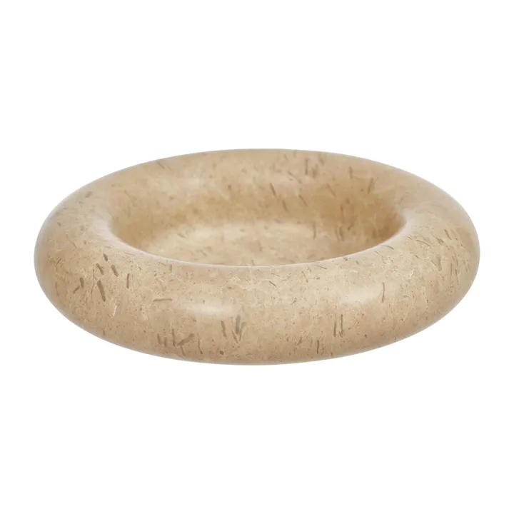 Savi 大理石烛台 Ø13.8cm - 米色 - OYOY