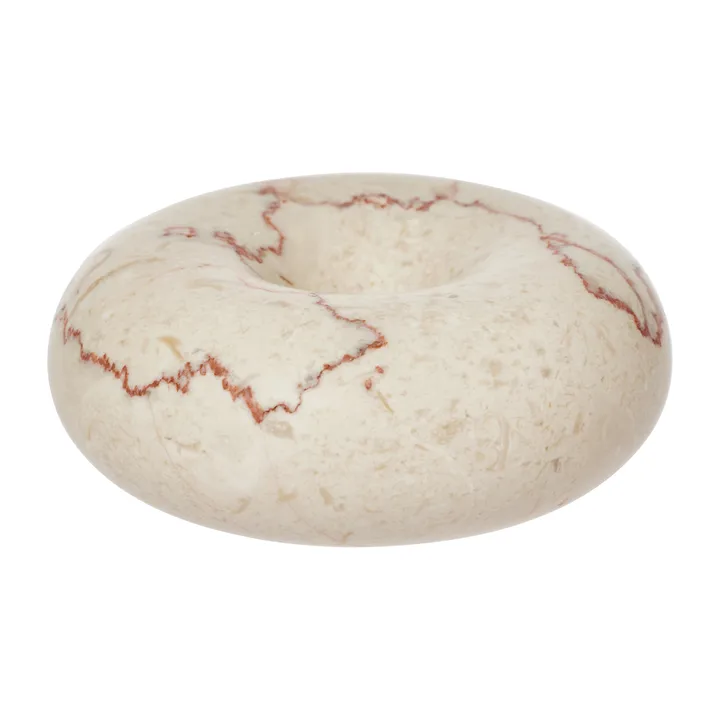 Savi 大理石烛棒 小号 4cm - 米白色 - OYOY