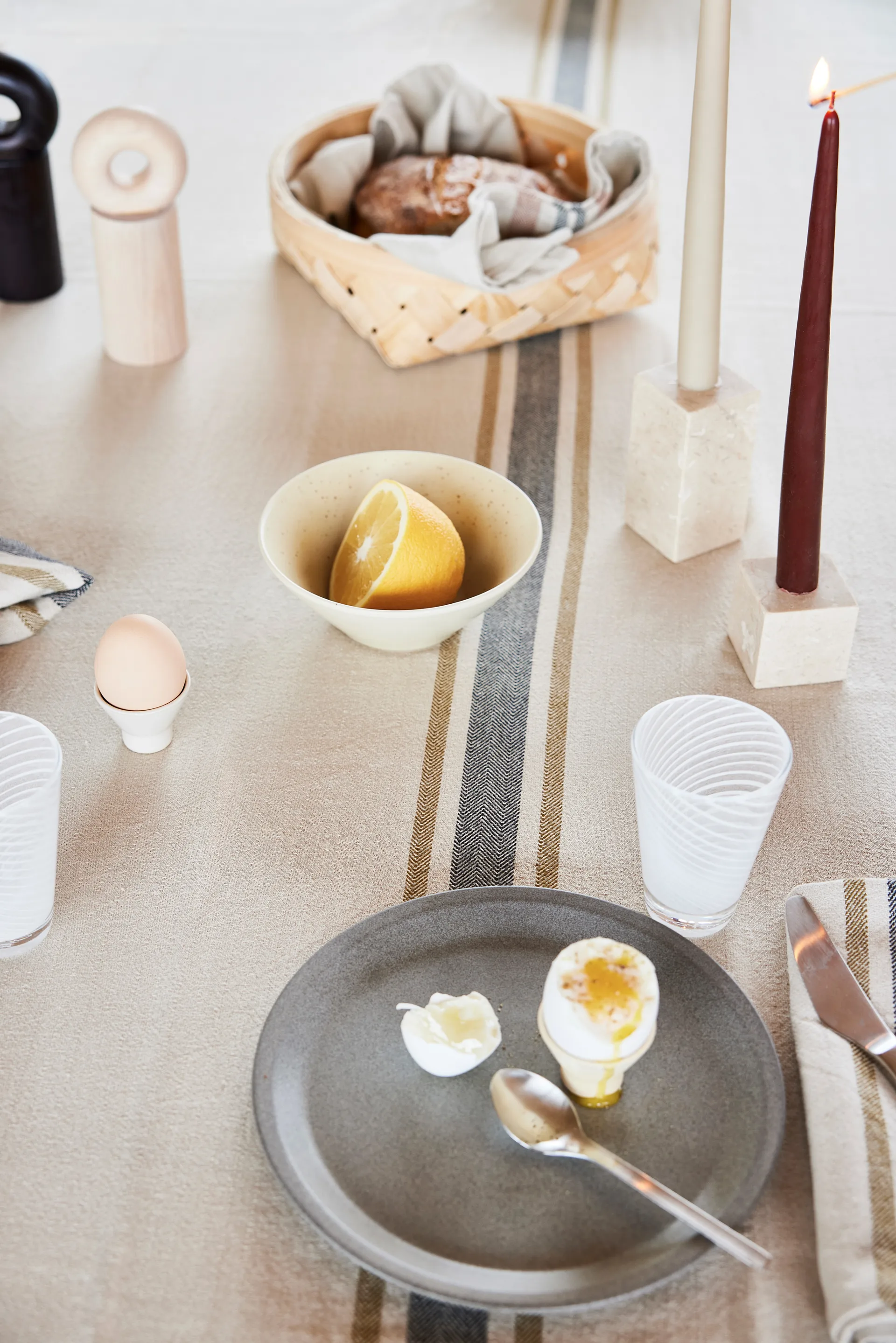 Savi 烛台 5 cm, 米色 OYOY