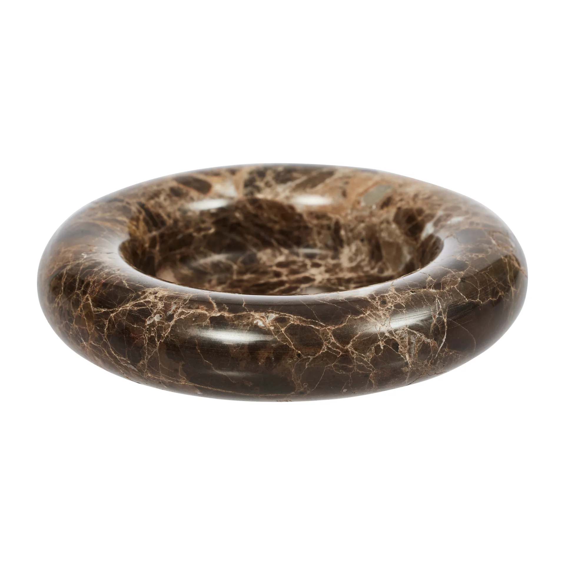 Savi marble plate large Ø13,8 cm, Choko OYOY