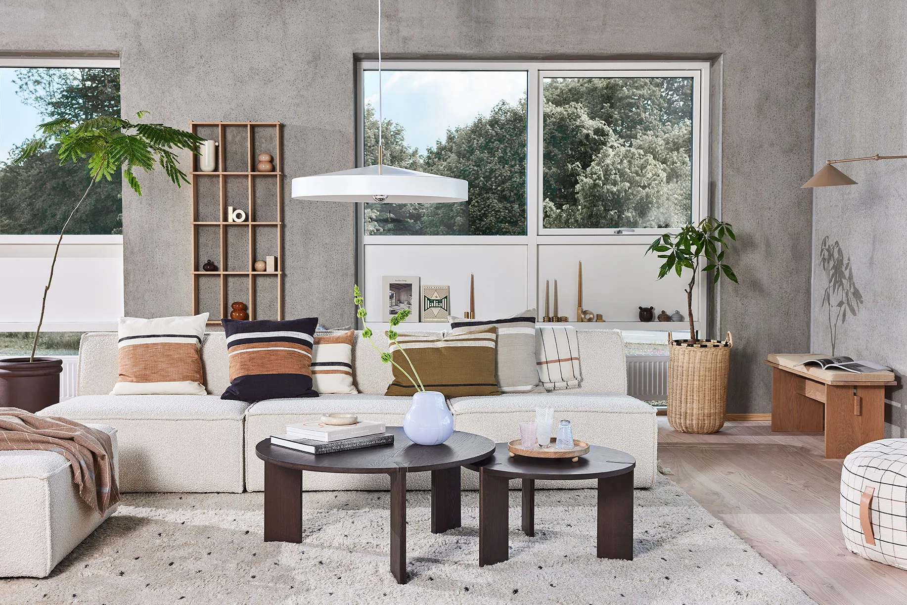 Sofuto 靠枕套 48x48 cm, Off-white OYOY