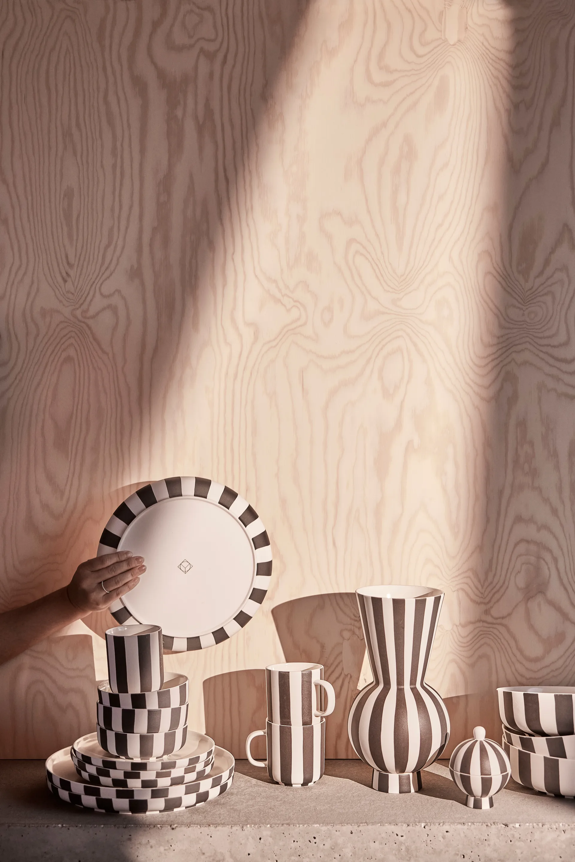 Toppu 马克杯, 黑色-白色 OYOY