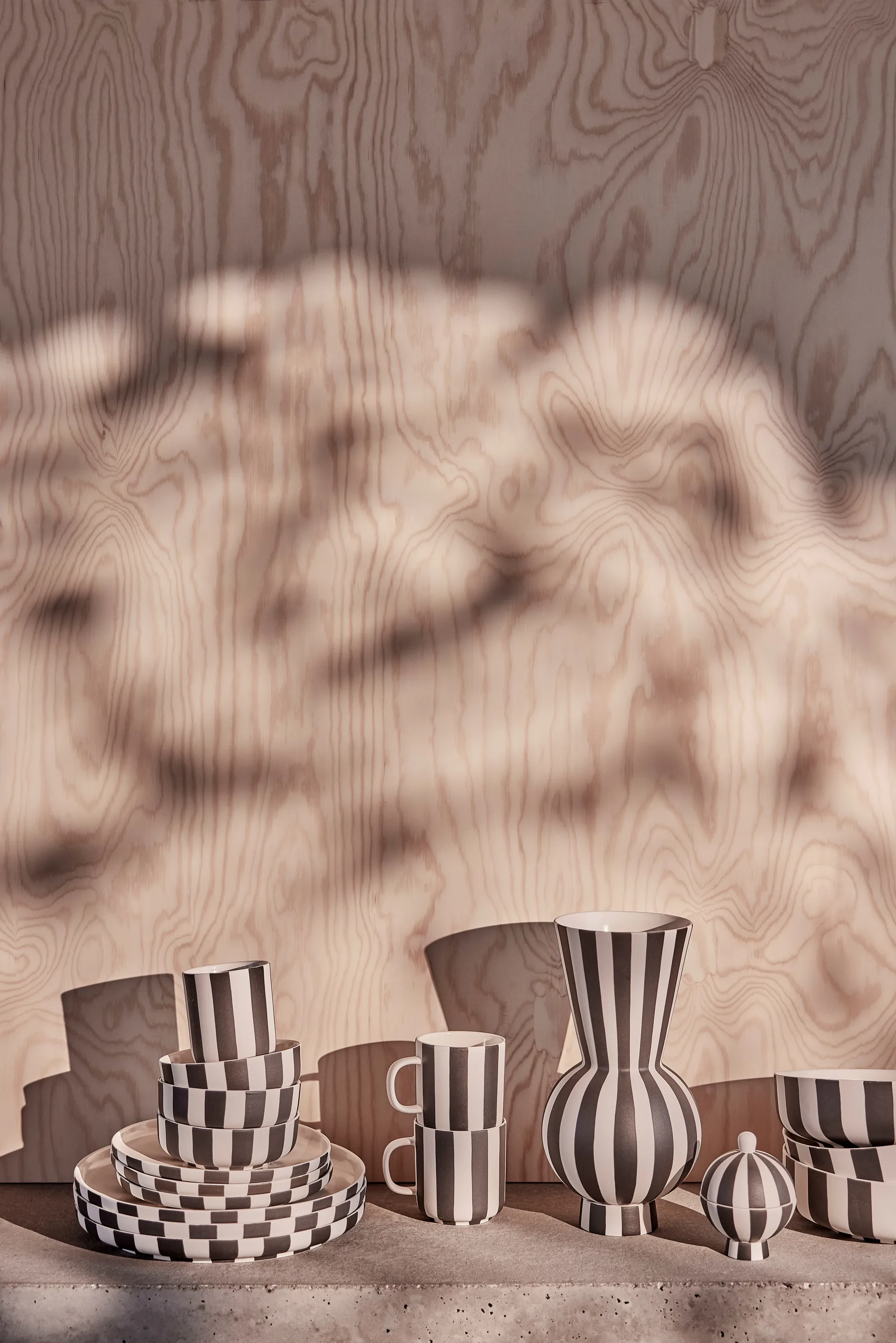 Toppu 马克杯, 黑色-白色 OYOY