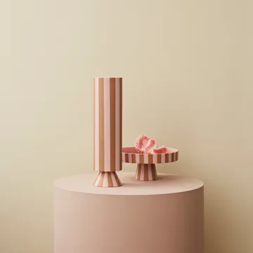 Toppu分餐浅盘 Ø20cm - 焦糖玫瑰拼色 - OYOY