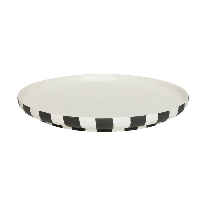 Toppu 餐盘 Ø26.5cm - 黑色_白色 - OYOY