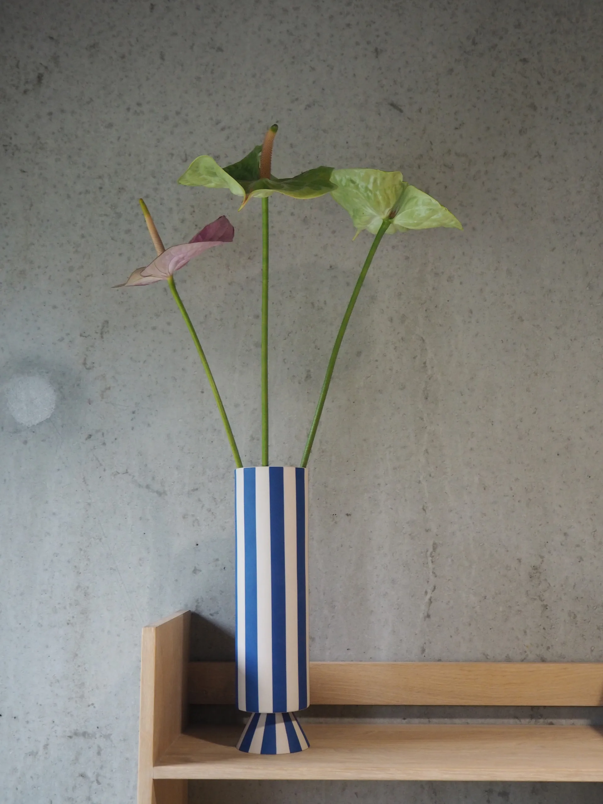 Toppu 花瓶 31cm, Optic 蓝色 OYOY