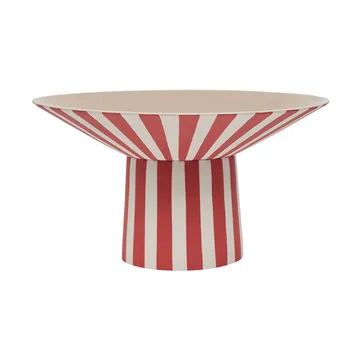 Toppu centerpiece high Ø30x17 cm - 红色-桃色 - OYOY