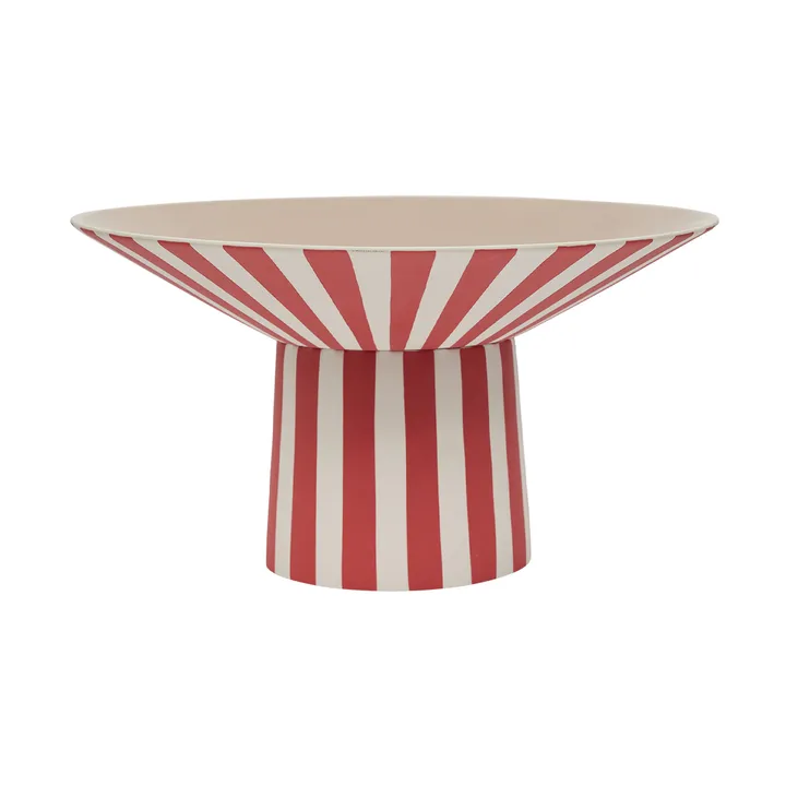 Toppu centerpiece high Ø30x17 cm - 红色-桃色 - OYOY