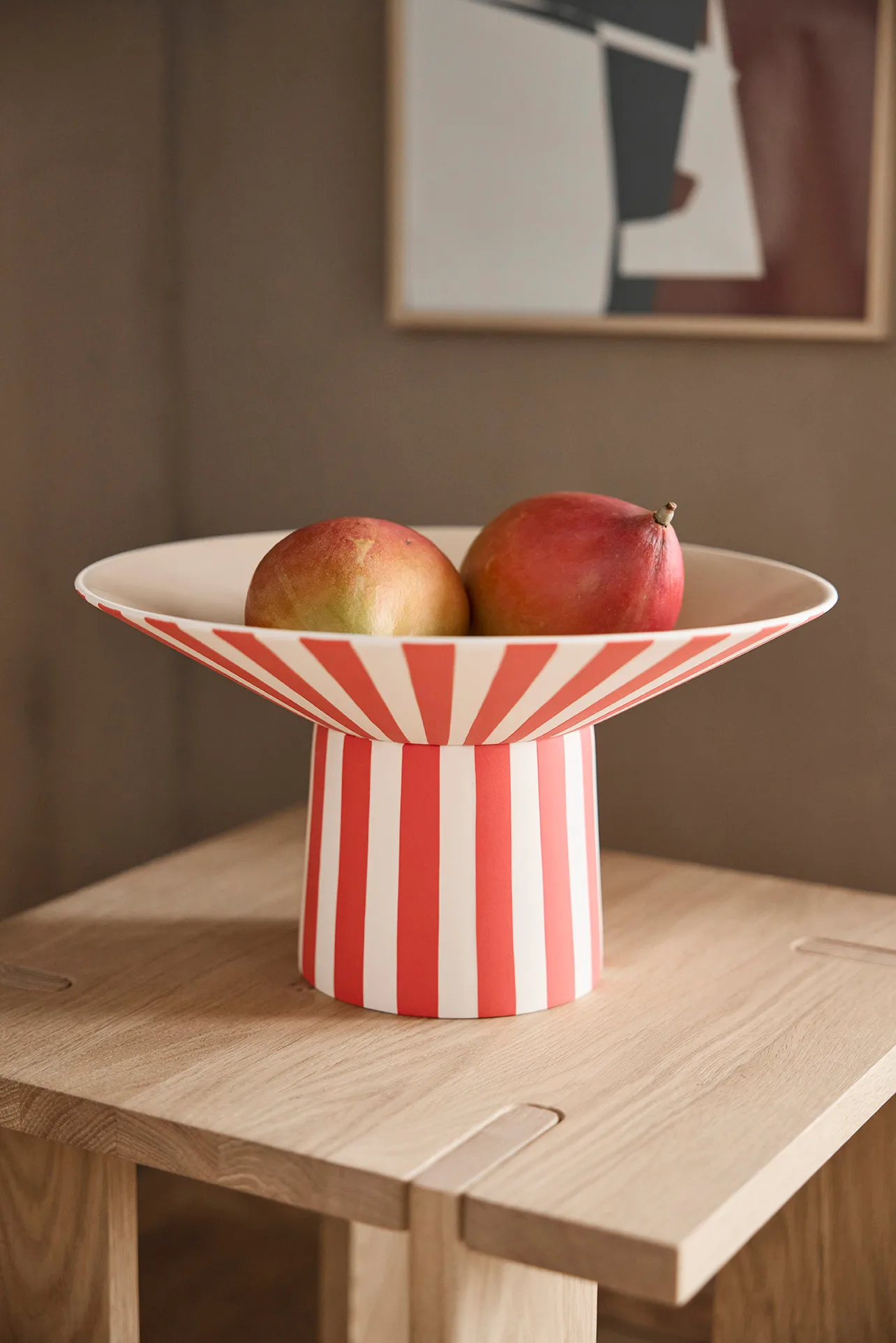 Toppu centerpiece high Ø30x17 cm, 红色-桃色 OYOY