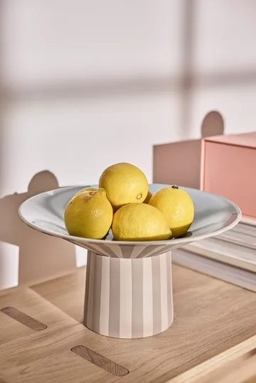 Toppu centerpiece high Ø30x17 cm - Clay-Ice 蓝色 - OYOY