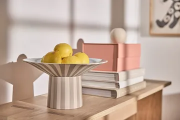 Toppu centerpiece high Ø30x17 cm - Clay-Ice 蓝色 - OYOY