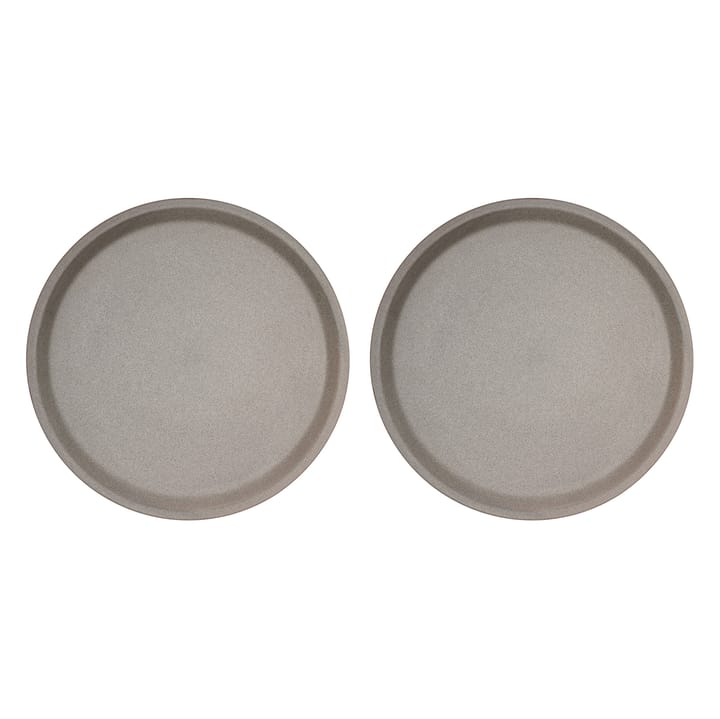 Yuka 盘子 Ø27 cm 两件套装, Stone (灰色) OYOY
