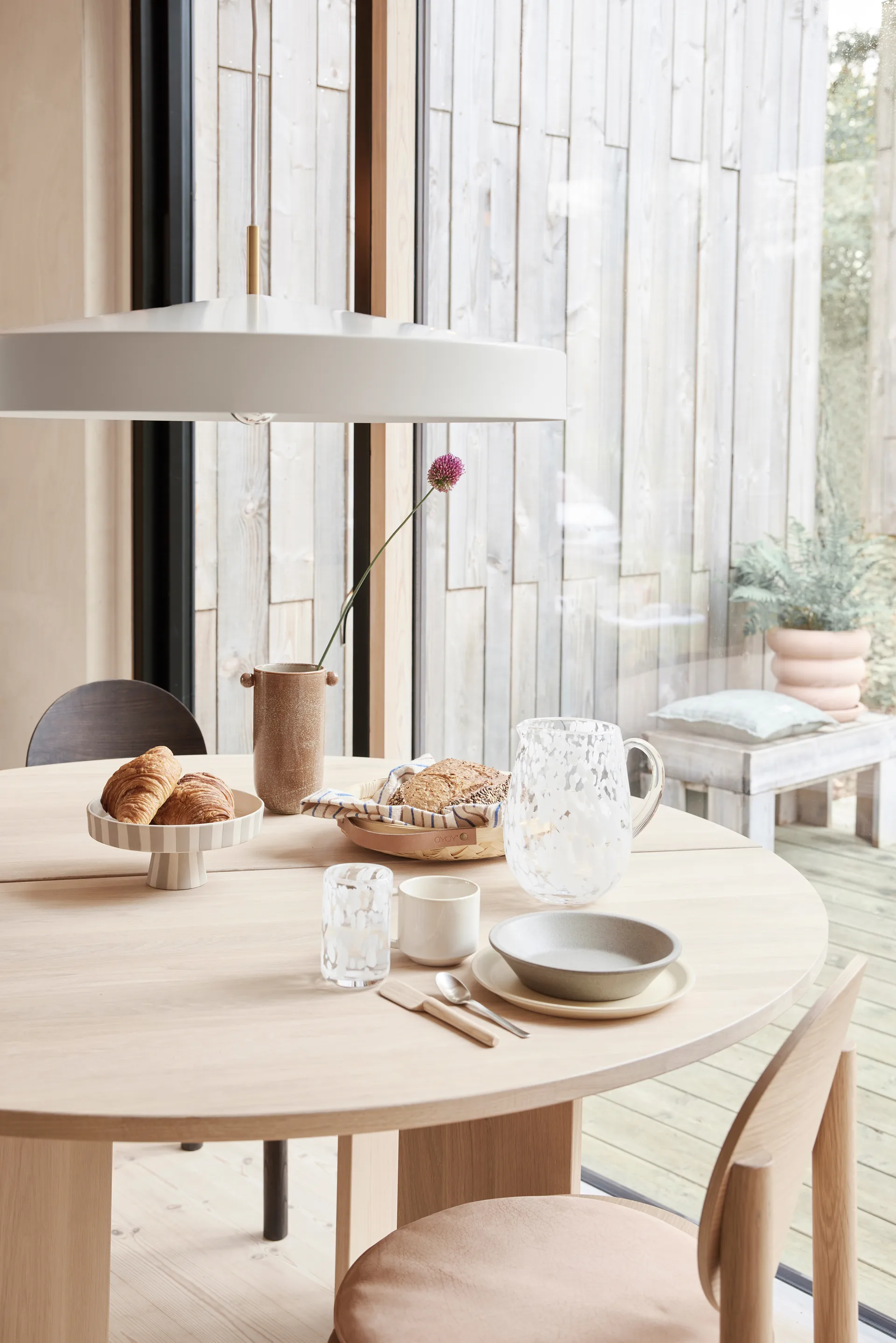 Yuka lunch 盘子 Ø22 cm 两件套装, Butter OYOY