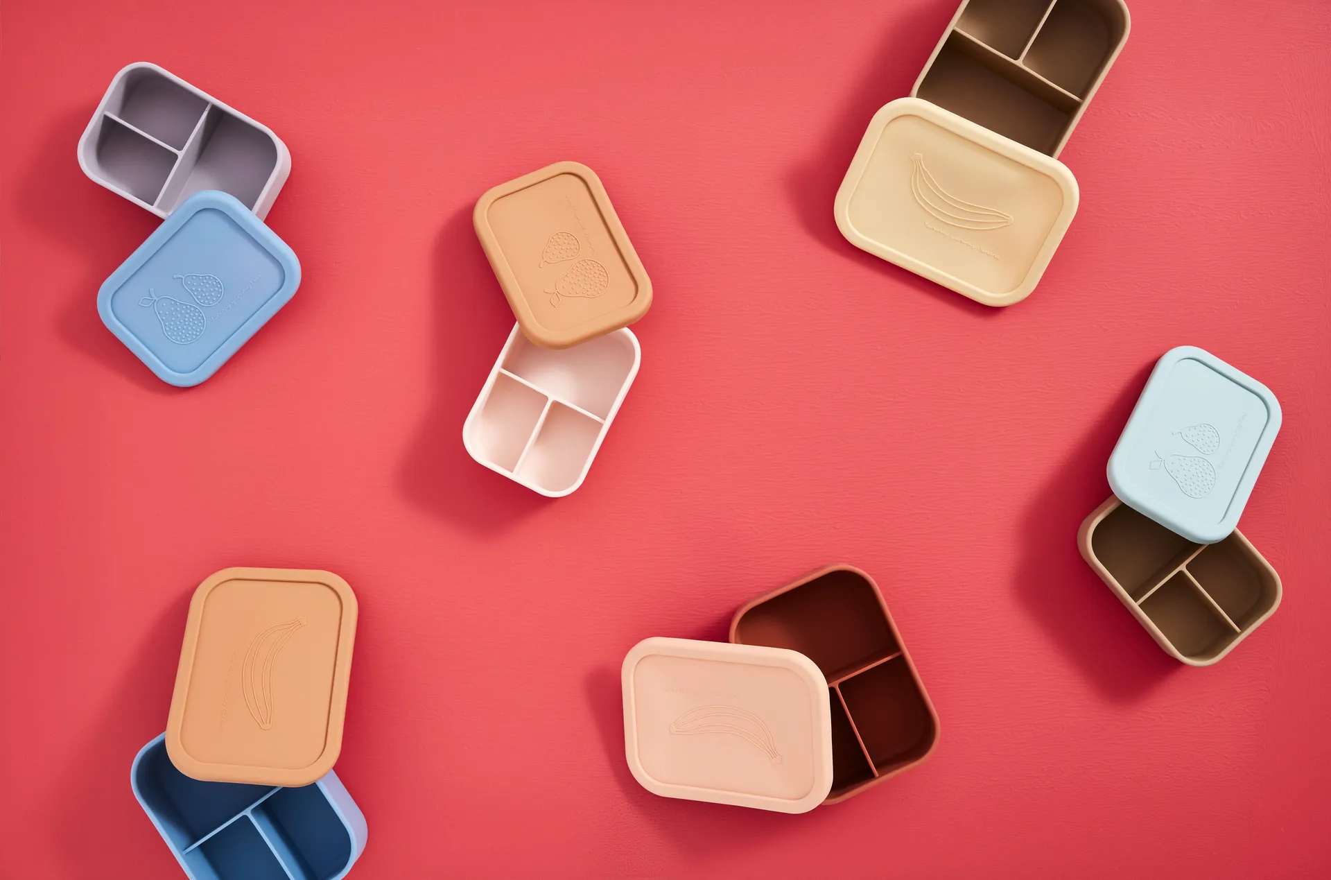 Yummi lunch box large, Fudge-蓝色 OYOY