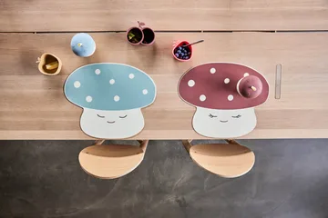 蘑菇餐垫 - 米白色_浅绿色 - OYOY