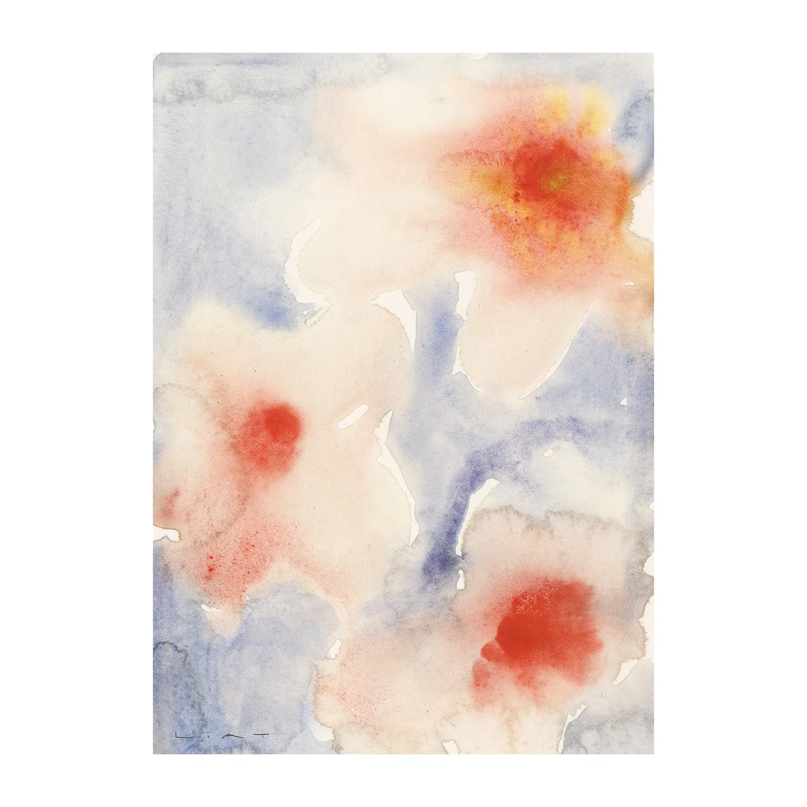 三朵花海报, 30x40cm Paper Collective