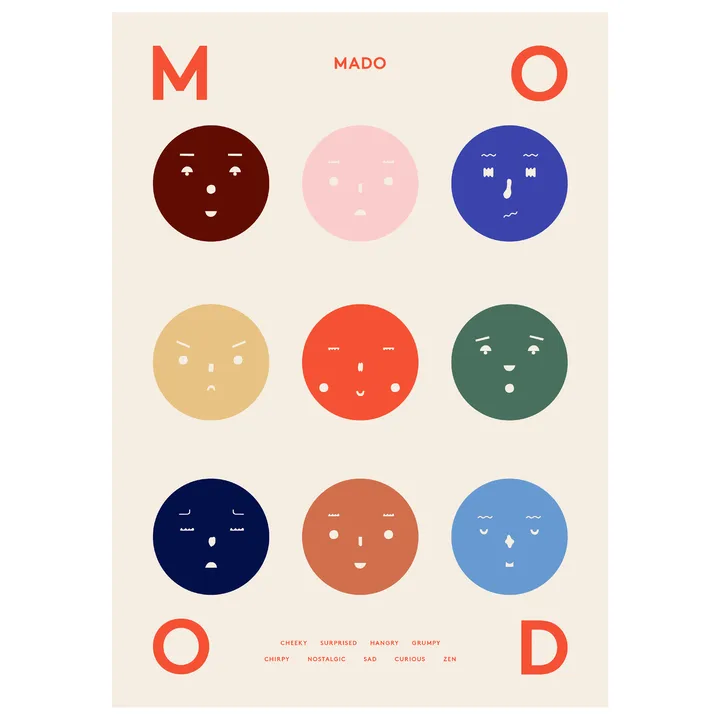 9 Moods 海报 - 70x100cm - Paper Collective