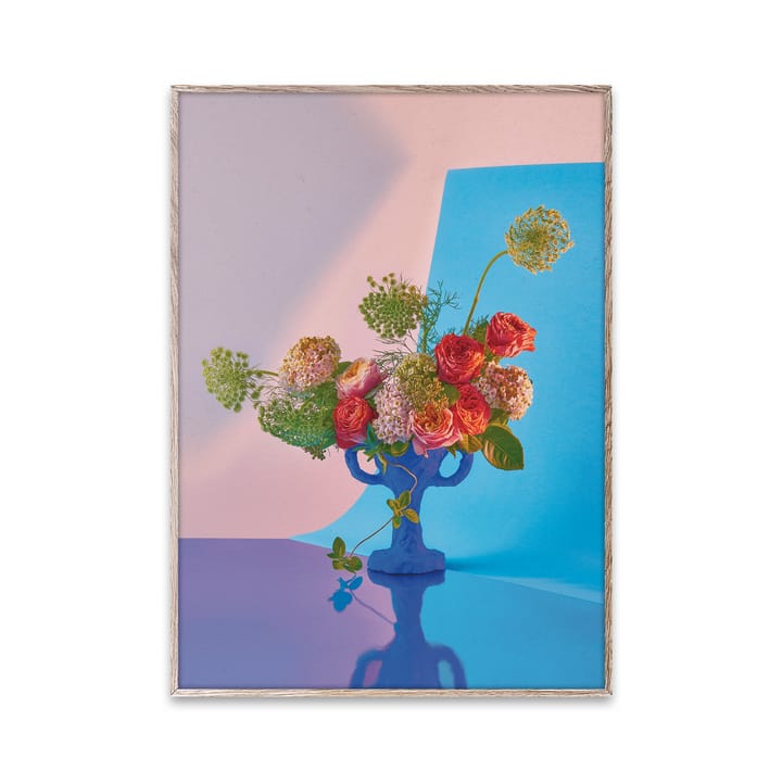 Bloom 02 cyan 海报 - 30x40 cm - Paper Collective