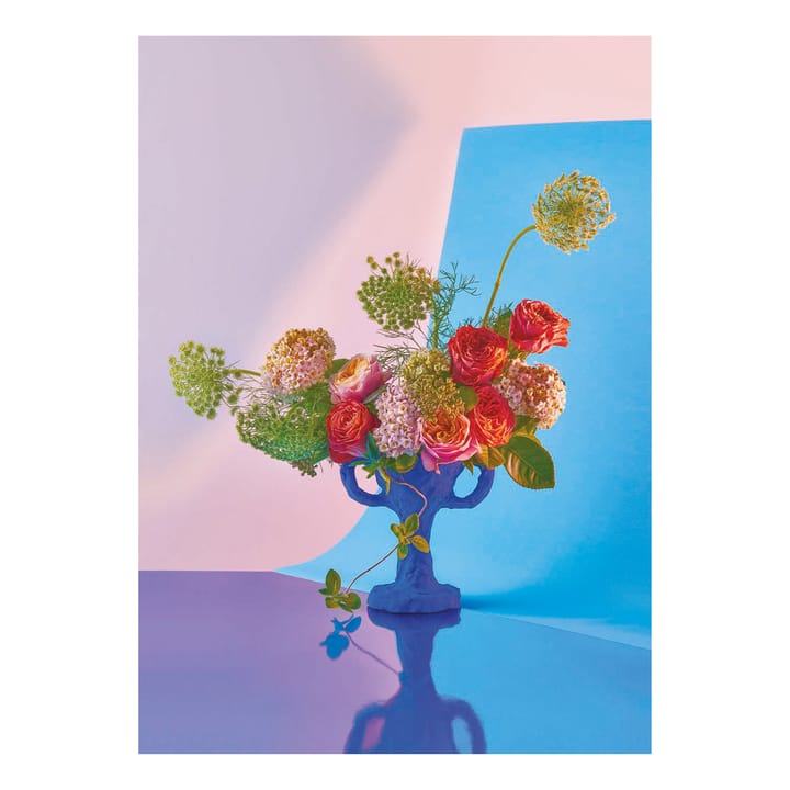 Bloom 02 cyan 海报, 30x40 cm Paper Collective