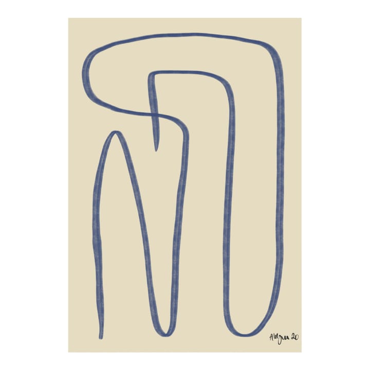 Different Ways 海报 blue, 30x40 cm Paper Collective