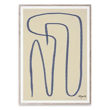 Different Ways 海报 blue - 50x70cm - Paper Collective