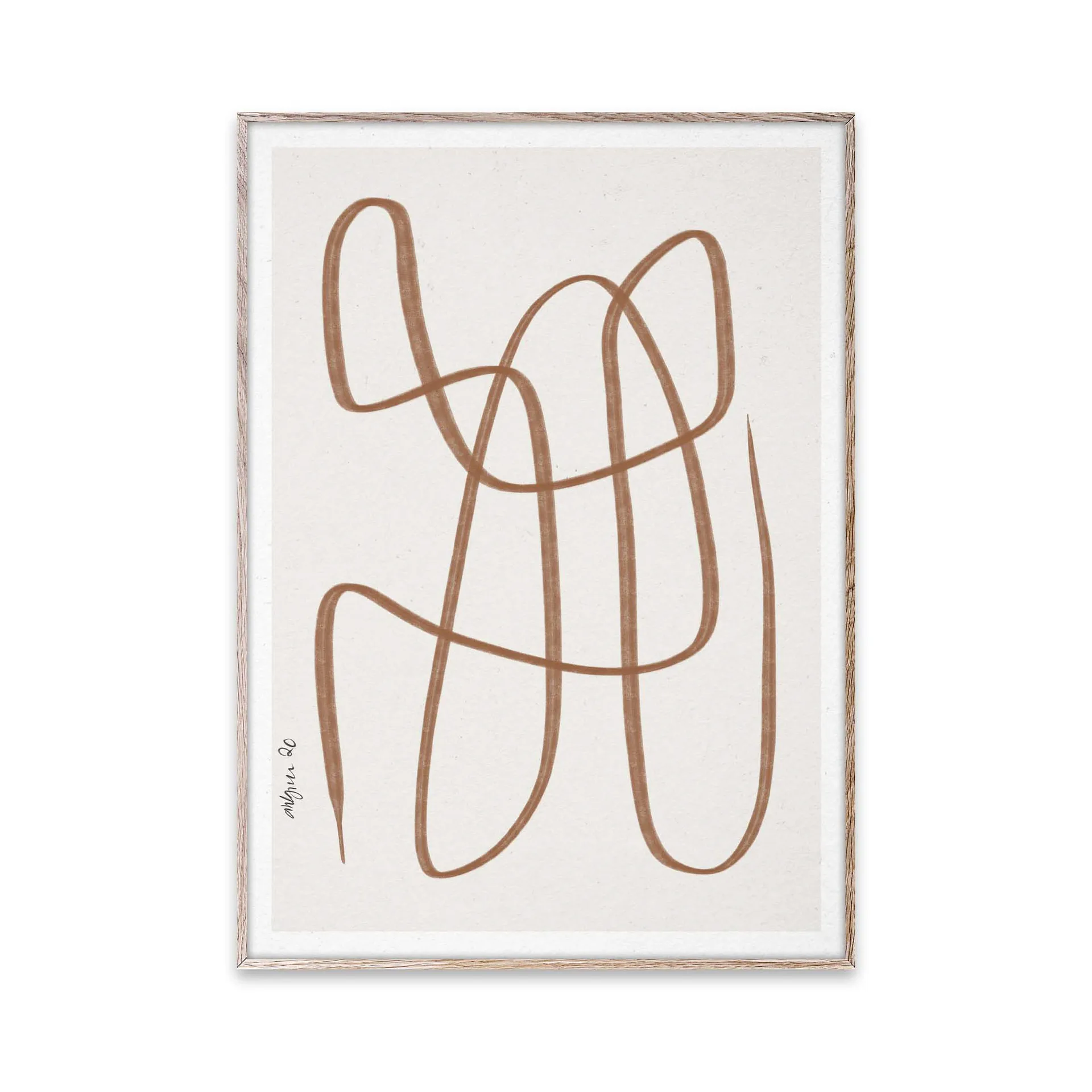 Different Ways 海报 brown, 30x40 cm Paper Collective