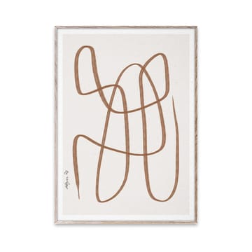 Different Ways 海报 brown - 30x40 cm - Paper Collective