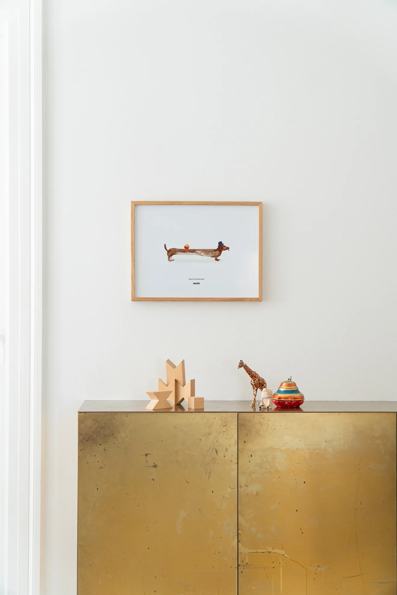 Doug the Dachshund 海报, 30x40cm Paper Collective