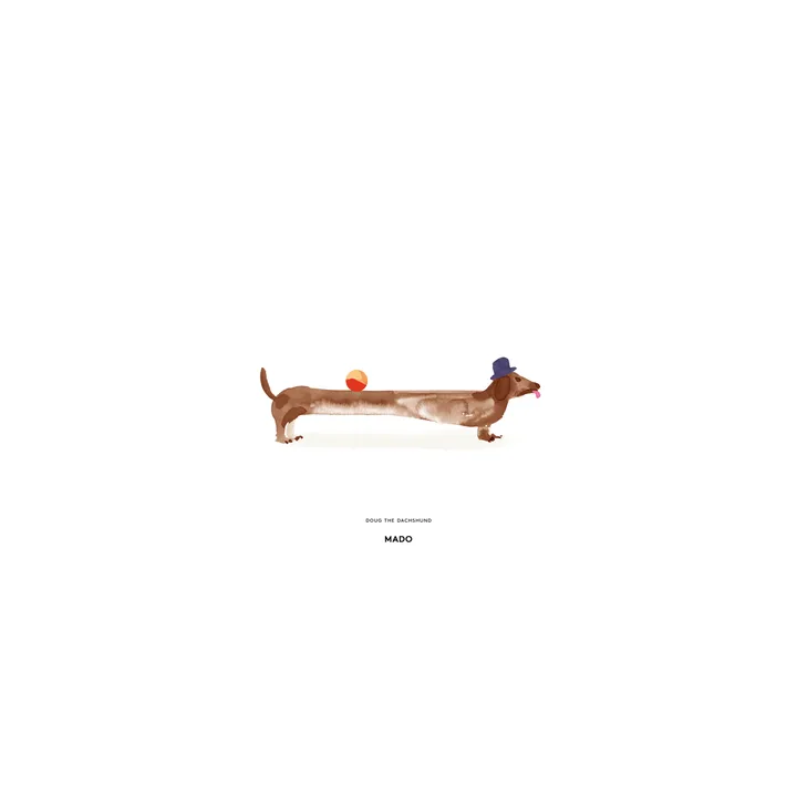 Doug the Dachshund 海报 - 30x40cm - Paper Collective
