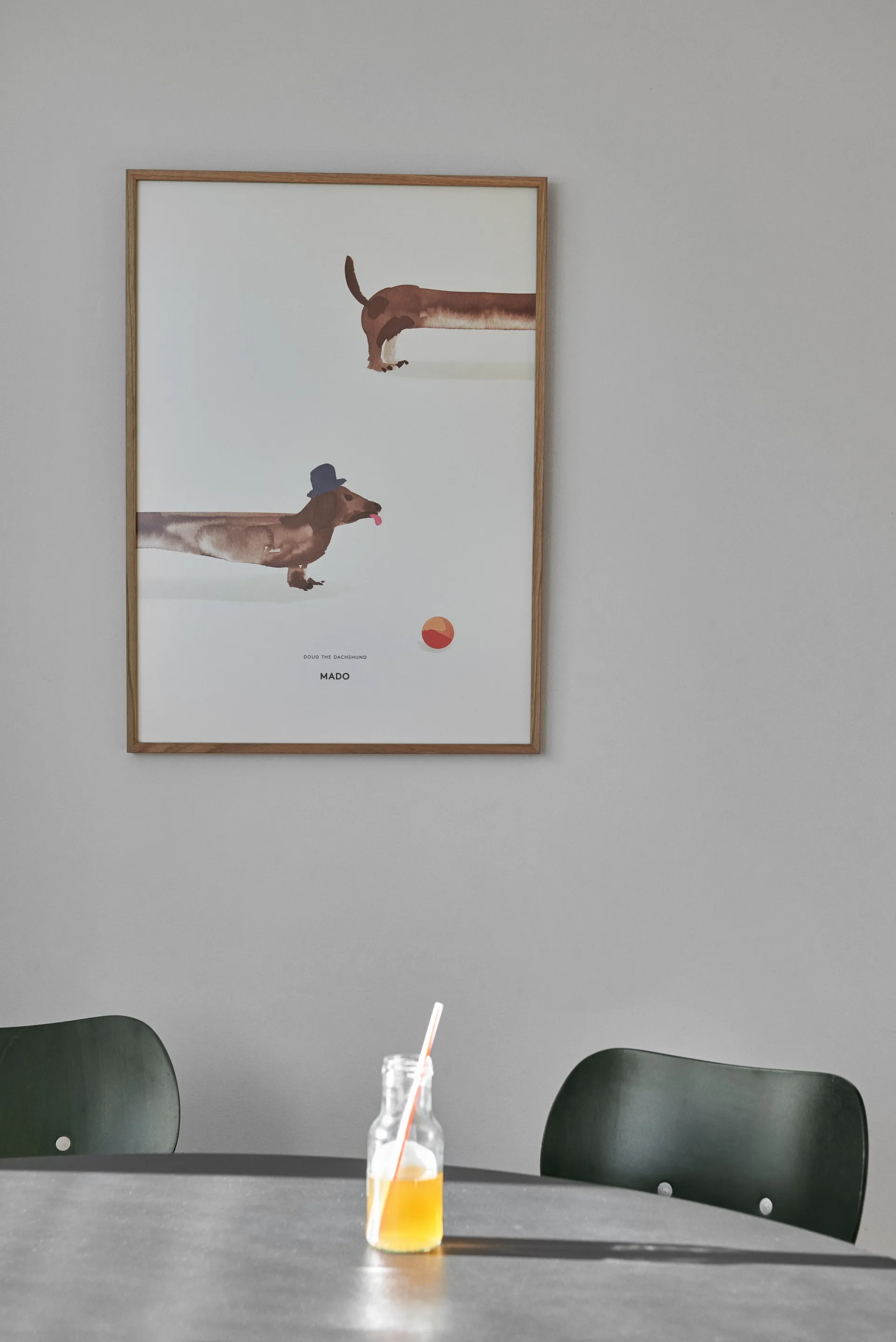 Doug the Dachshund 海报, 50x70cm Paper Collective
