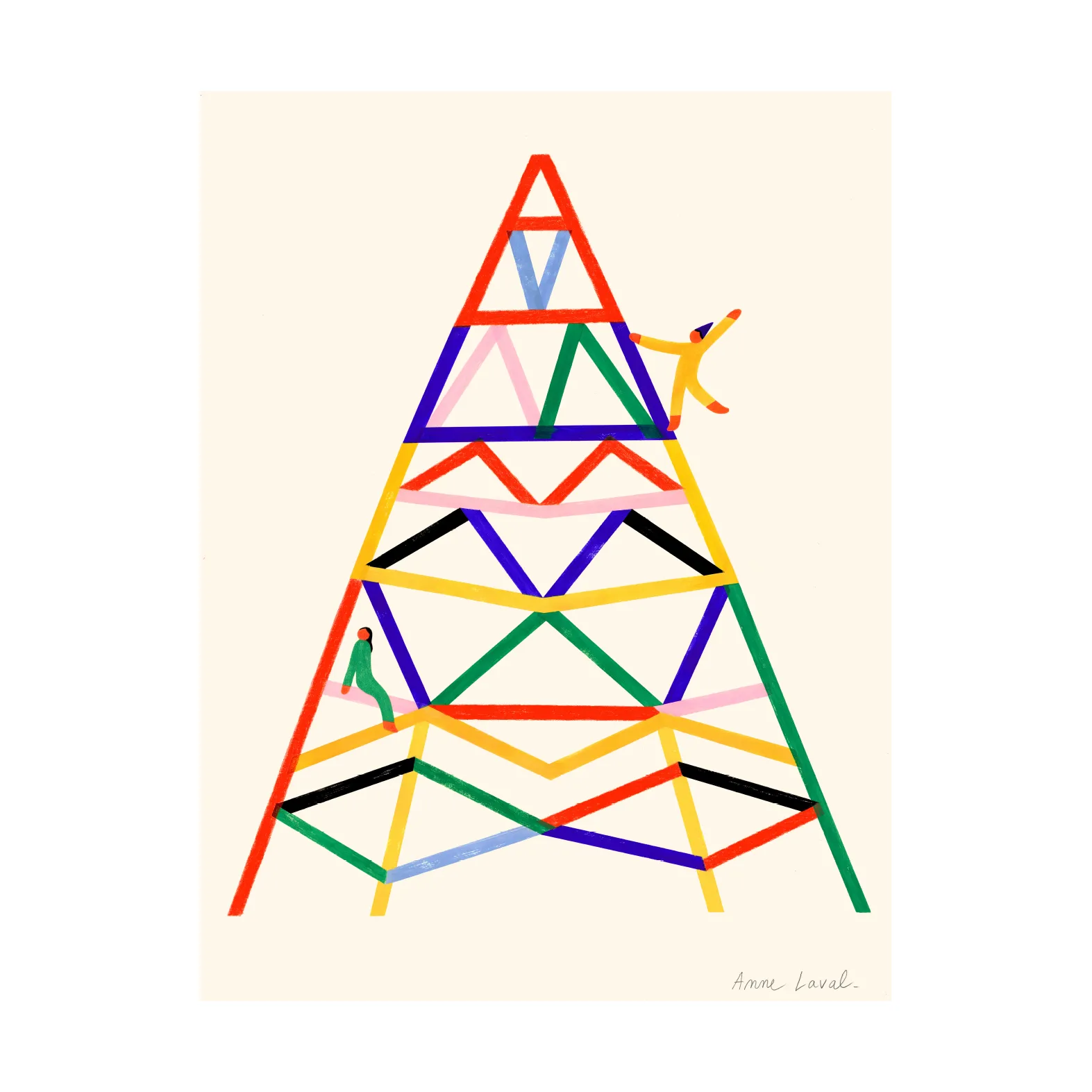 Escalader 海报, 30x40 cm Paper Collective