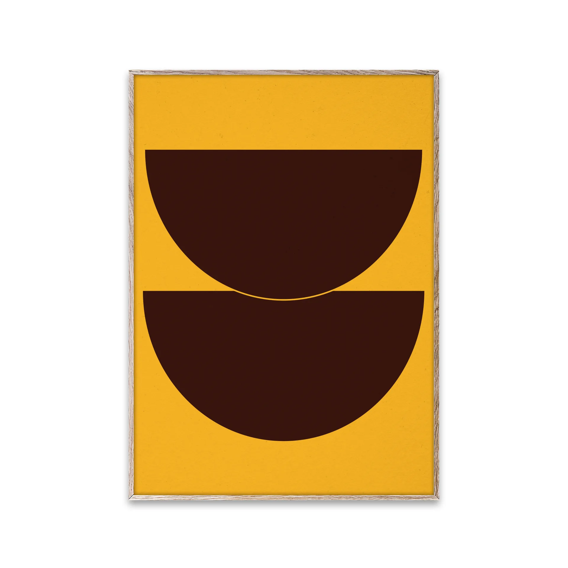 Half Circles II 海报 yellow, 30x40 cm Paper Collective