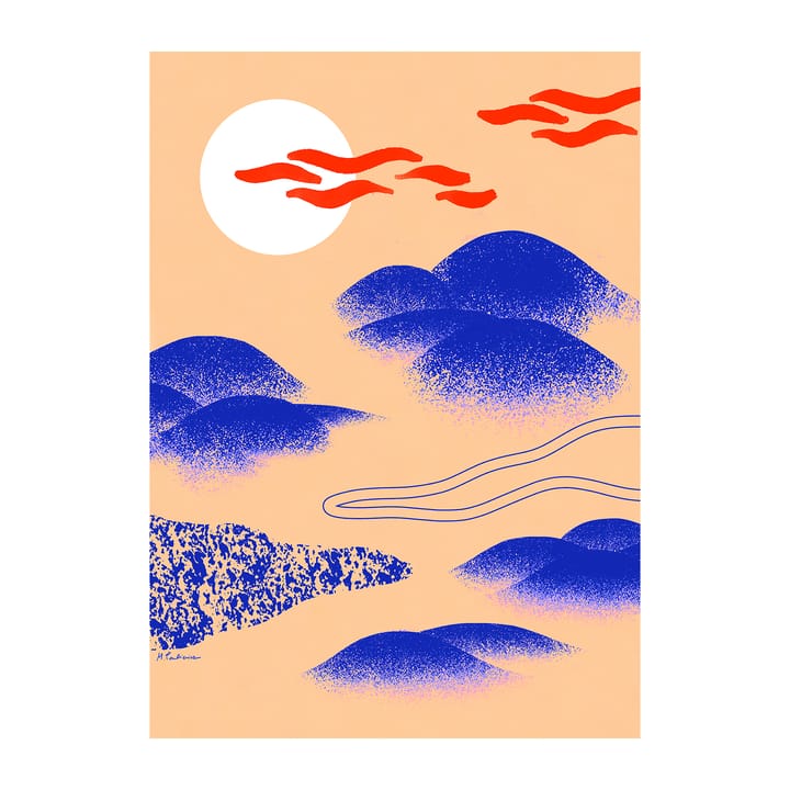 Japanese Hills 海报, 30x40 cm Paper Collective