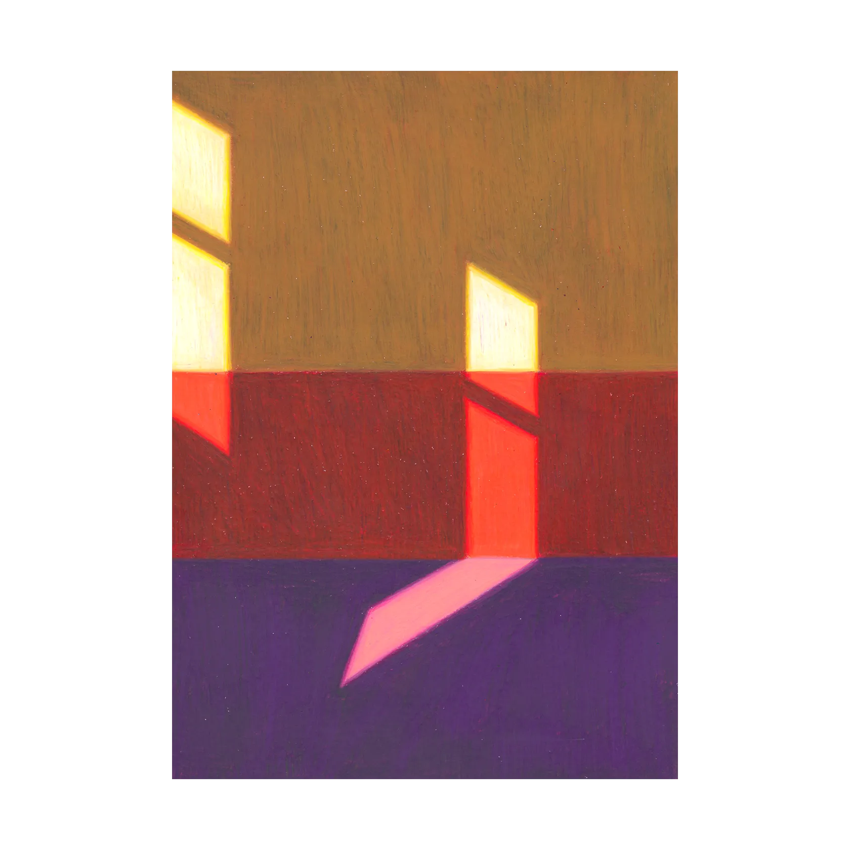 Les Vacances 02 海报, 50x70 cm Paper Collective