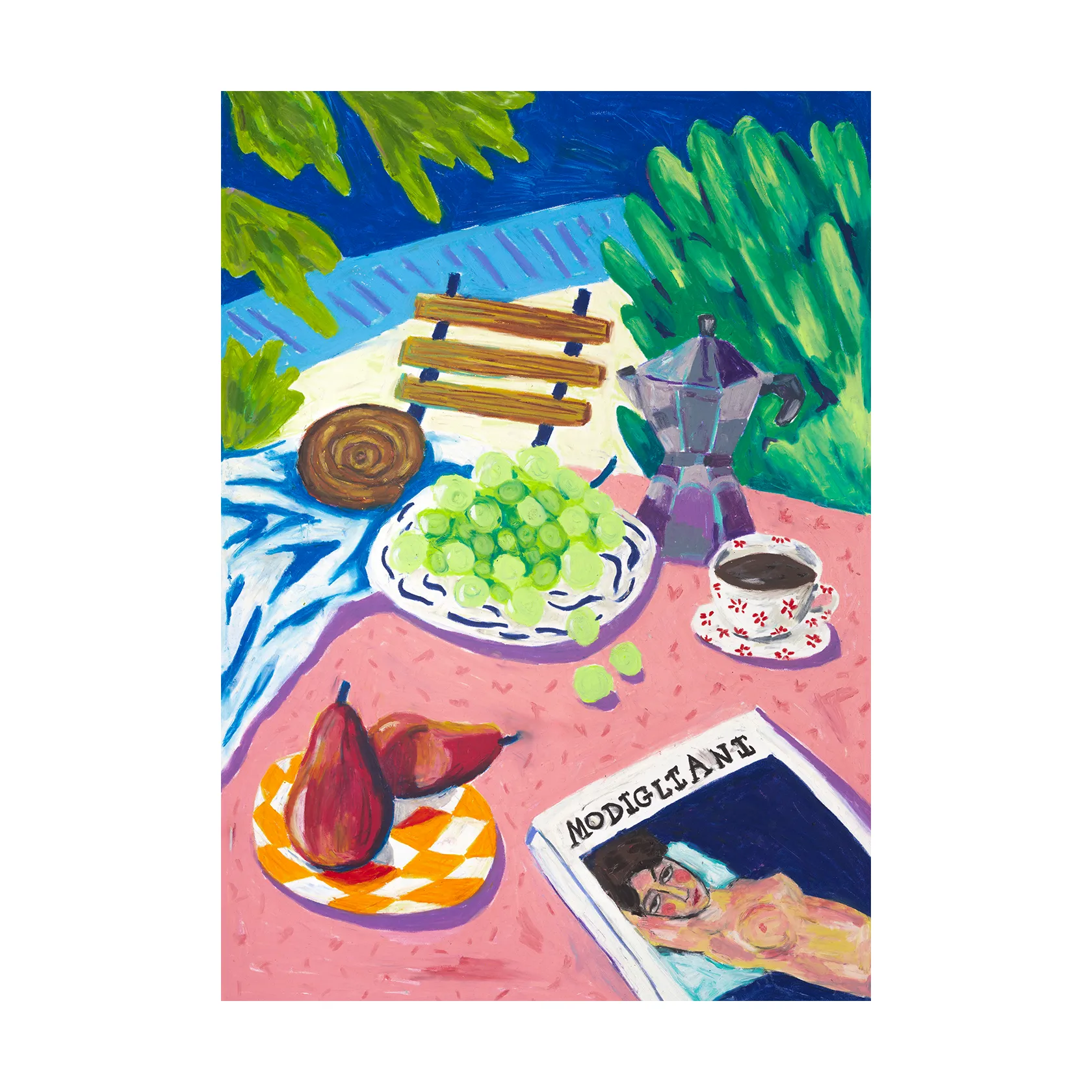 Modigliani in the Garden 海报, 50x70 cm Paper Collective