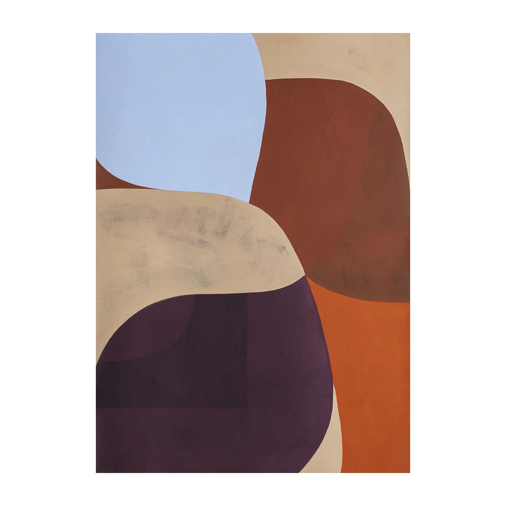 Painted Shapes 02 海报, 30x40 cm Paper Collective