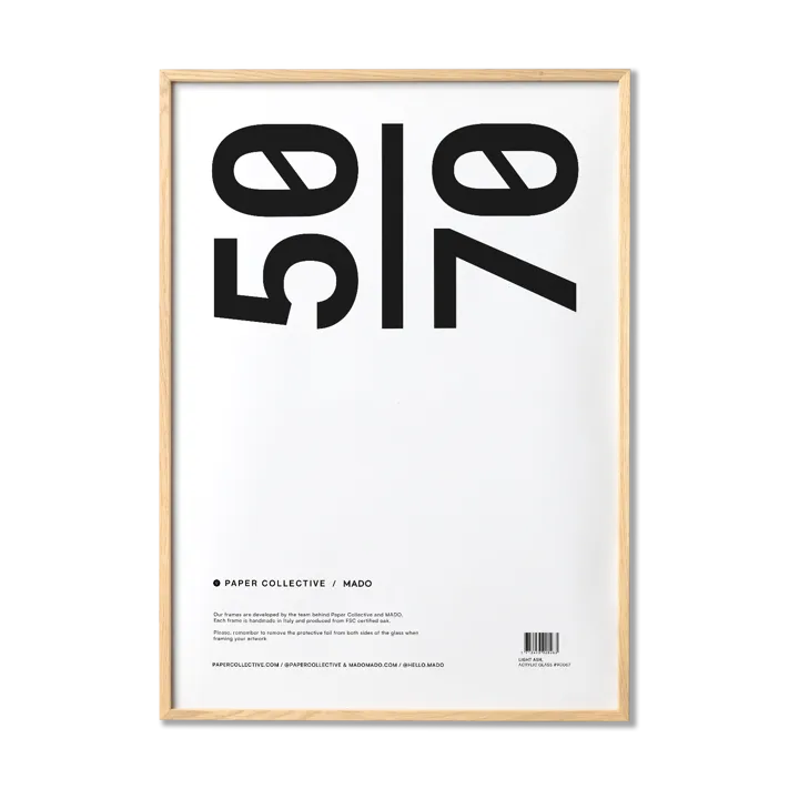 Paper Collective 画框 有机玻璃-灰色 - 50x70cm - Paper Collective