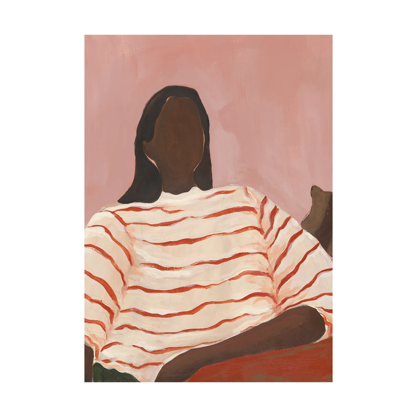 Red Stripes 海报, 50x70 cm Paper Collective