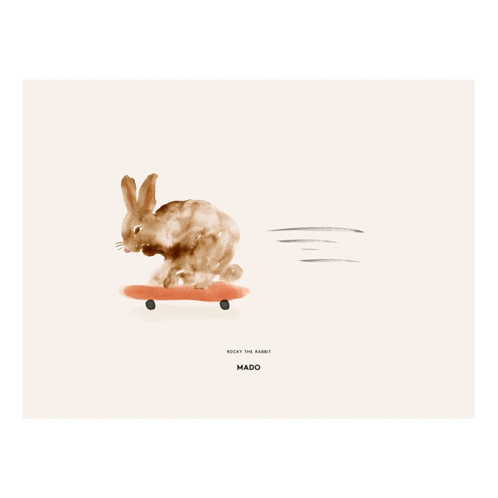 Rocky the Rabbit 海报 - 30x40 cm - Paper Collective