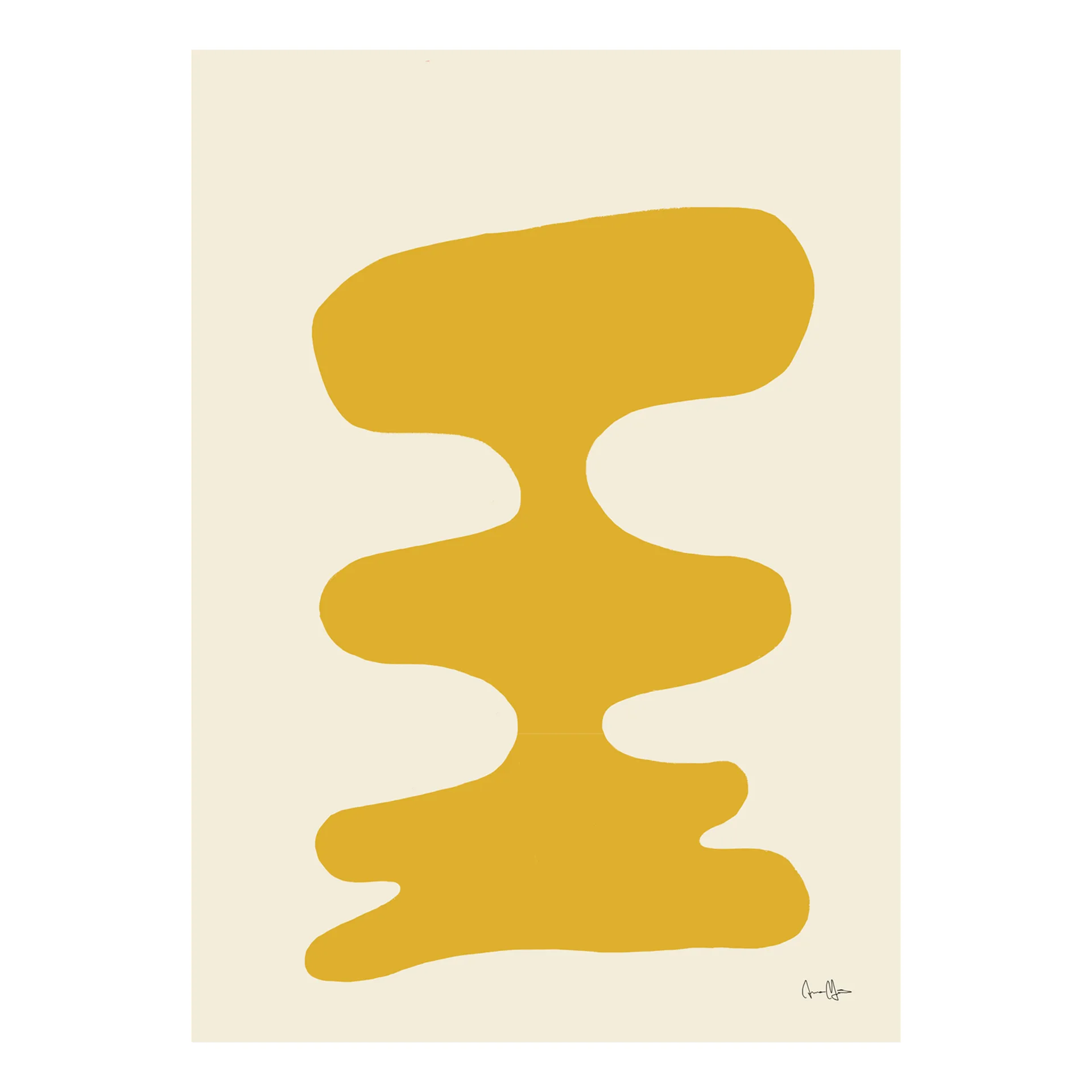 Soft Yellow 海报, 30x40 cm Paper Collective